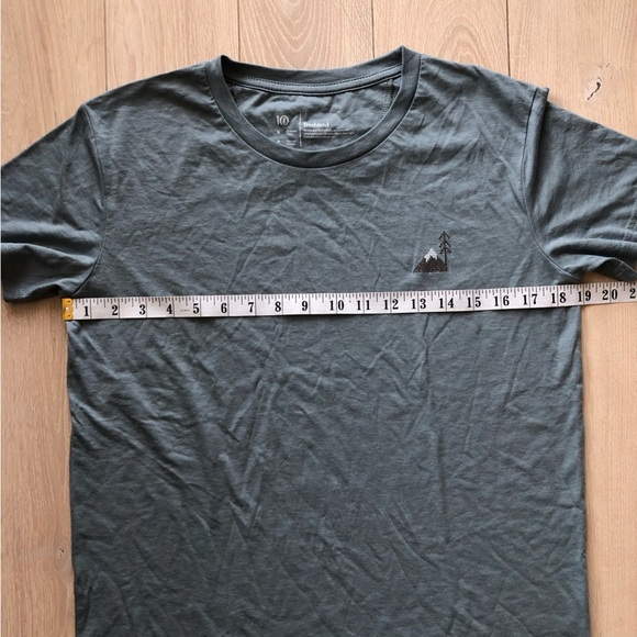 Ten Tree Mountain Embroidered T Shirt in Gray Women’s Size S - Picture 3 of 9